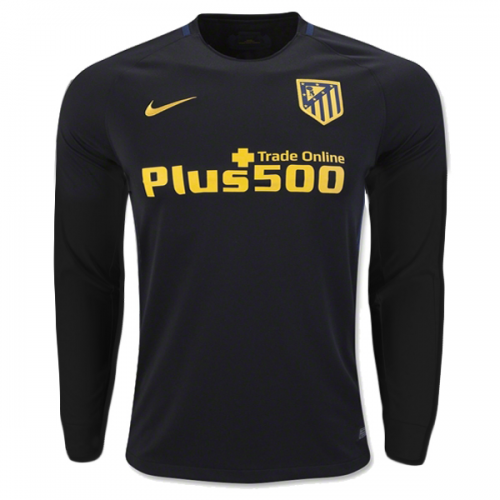 2016-17 Atletico Madrid LS Away Soccer Jersey
